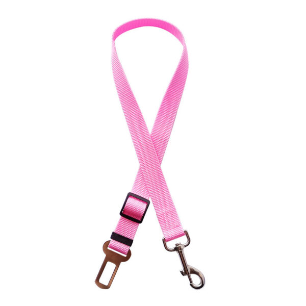 ⁦Adjustable Pet Cat Dog Car Seat Belt Pet Seat Vehicle Dog Harness Lead Clip Safety Lever Traction Dog Collars Dogs Accessoires Pets Products⁩ – תמונה ⁦7⁩