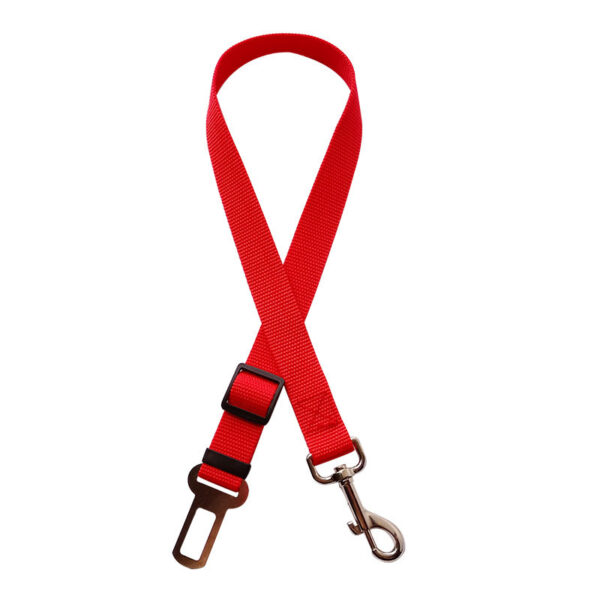 ⁦Adjustable Pet Cat Dog Car Seat Belt Pet Seat Vehicle Dog Harness Lead Clip Safety Lever Traction Dog Collars Dogs Accessoires Pets Products⁩ – תמונה ⁦6⁩