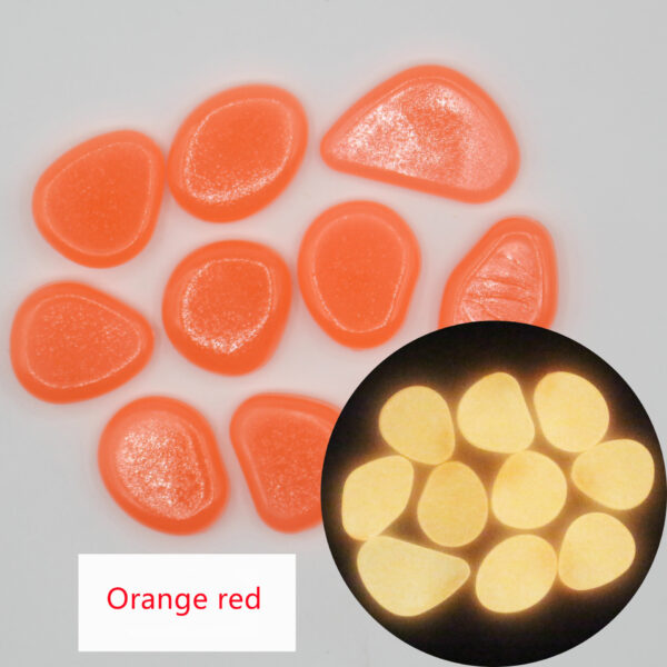Garden aquarium aquarium luminous stone Artificial fluorite fluorescent luminous pebbles - Image 6