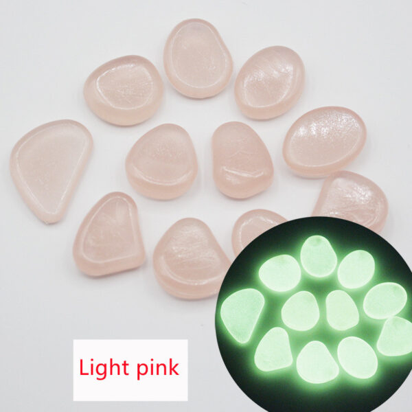 Garden aquarium aquarium luminous stone Artificial fluorite fluorescent luminous pebbles - Image 10