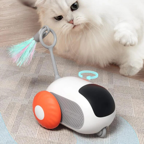 Remote Control Interactive Cat Car Toy USB Charging Chasing Automatic Self-moving Remote Smart Control Car Interactive Cat Toy Pet Products - Image 4