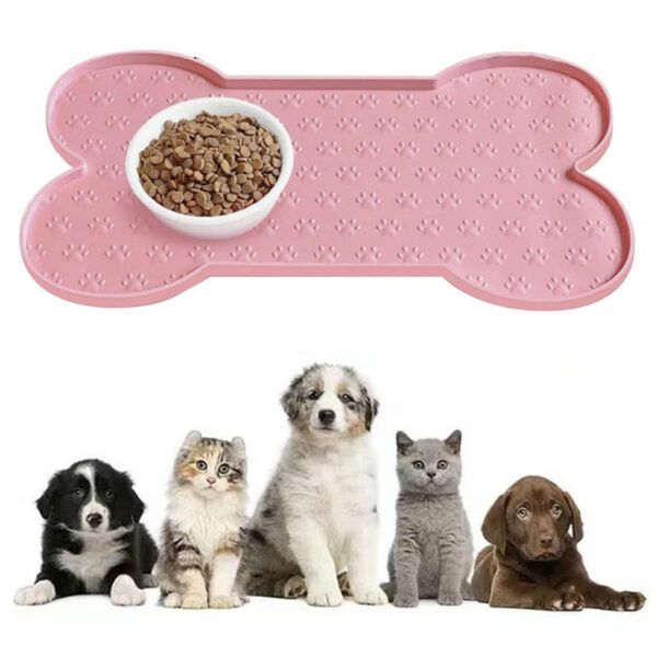 ⁦Silicone Pet Anti-spill Easy Cleaning Feeding Mat⁩ – תמונה ⁦5⁩