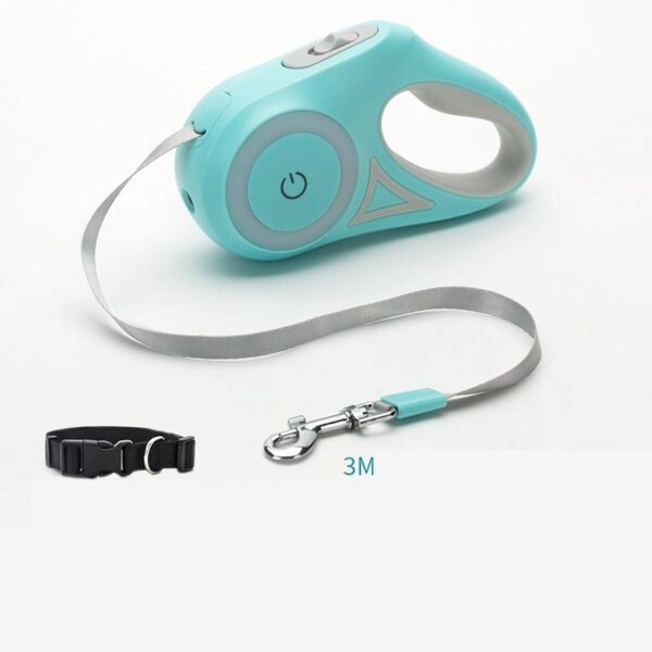 Dog Leash Retractable Leash And Dog Collar Spotlight Automatic Pet Dog Cat Traction Rope For Small Medium Dogs Pet Product - Image 5