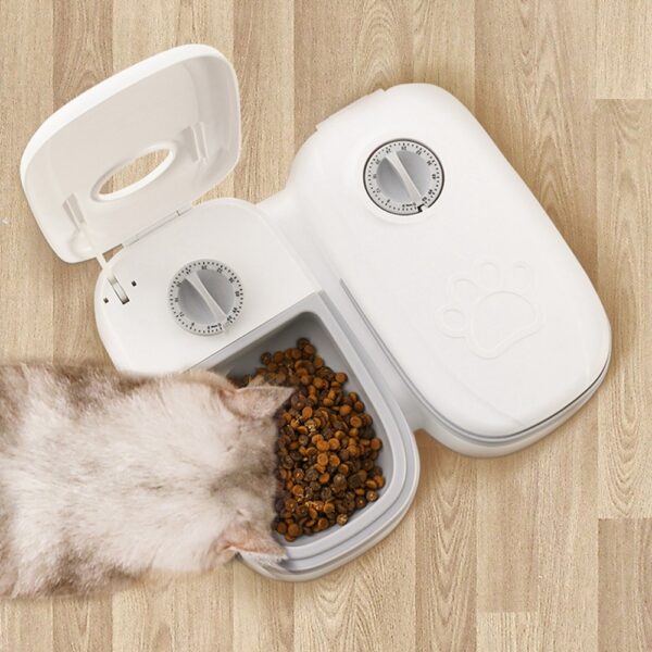 ⁦Automatic Pet Feeder Smart Food Dispenser For Cats Dogs Timer Stainless Steel Bowl Auto Dog Cat Pet Feeding Pets Supplies⁩ – תמונה ⁦10⁩