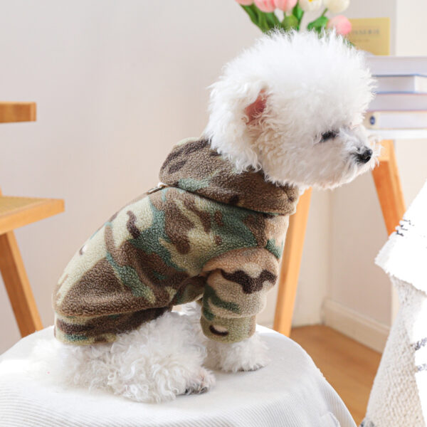 Fashion Pet Clothes Clothing Camouflage Sweater - Image 3