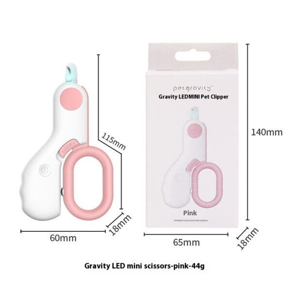 ⁦Pet LED Labor-saving Cat Nail Scissors⁩ – תמונה ⁦4⁩