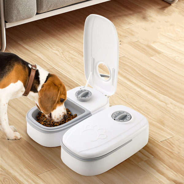 ⁦Automatic Pet Feeder Smart Food Dispenser For Cats Dogs Timer Stainless Steel Bowl Auto Dog Cat Pet Feeding Pets Supplies⁩ – תמונה ⁦5⁩