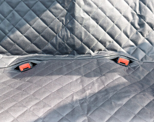 ⁦Dog Car Seat Cover View Mesh Pet Carrier Hammock Safety Protector Car Rear Back Seat Mat With Zipper And Pocket For Travel⁩ – תמונה ⁦8⁩