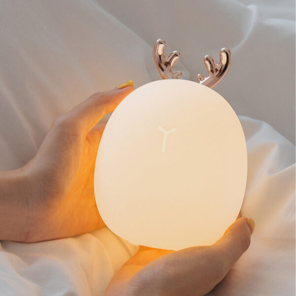 ⁦Cartoon Deer Night Light USB Charge Rabbit⁩ – תמונה ⁦5⁩