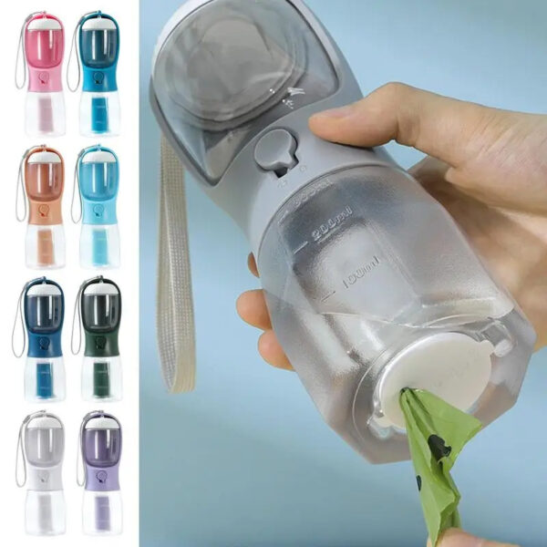 ⁦Dog Water Cup Drinking Food Garbage Bag Three-in-one Portable Small Multi-functional Pet Cups Pets Supplies⁩ – תמונה ⁦9⁩