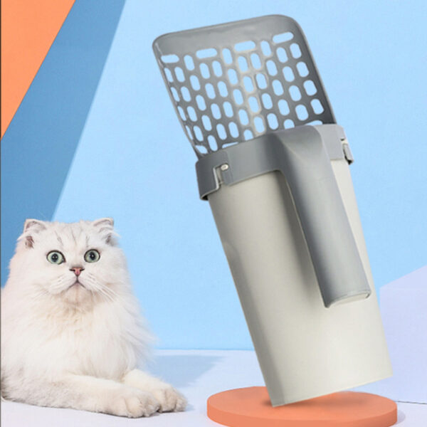 ⁦Storage Box Integrated Lazy Cat Litter Shovel Set⁩ – תמונה ⁦2⁩