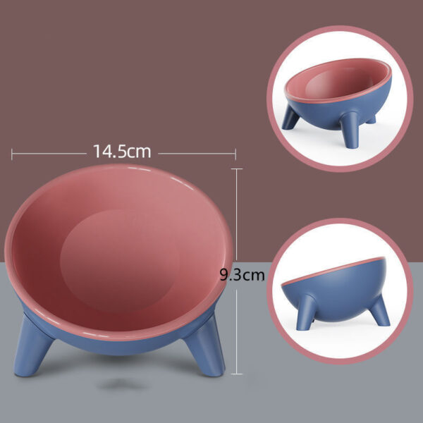 ⁦Cat Dog Bowl With Stand Pet Feeding Food Bowls Dogs Bunny Rabbit Nordic Color Feeder Product Supplies Pet Accessories⁩ – תמונה ⁦5⁩